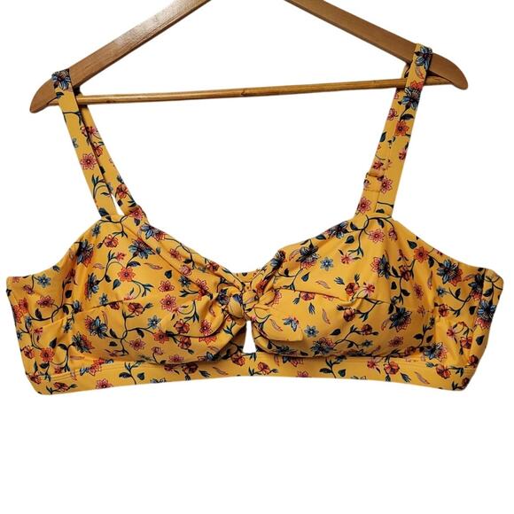 NWOT ModCloth Bikini Top Santa Barbara Saturdays Pin UP Cottage Core Retro SZ 2X - Picture 1 of 7